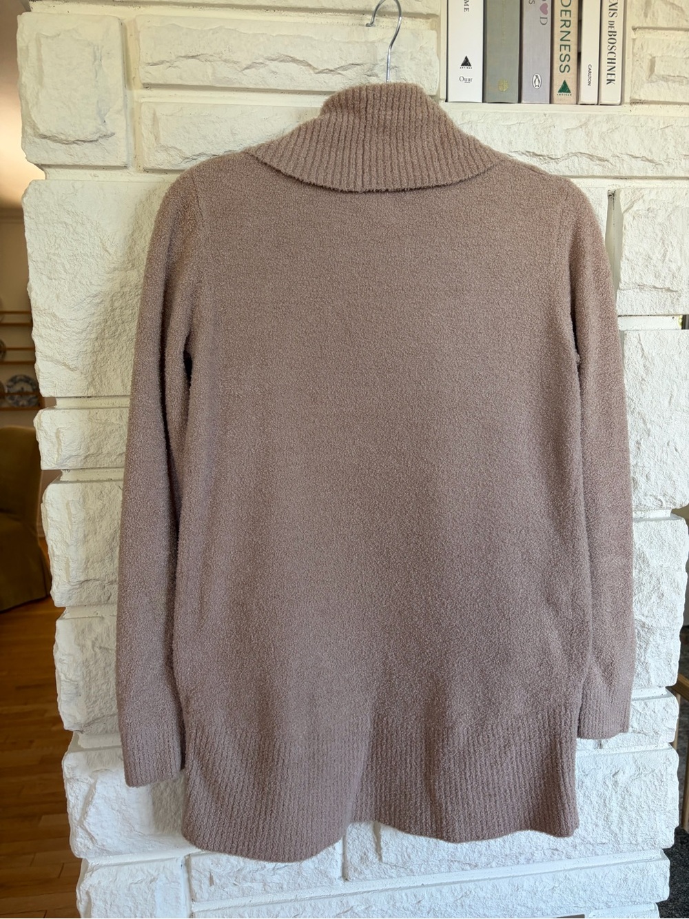 Barefoot Dreams CozyChic Lite Circle Cardi Sable Size Small - Picture 8 of 12